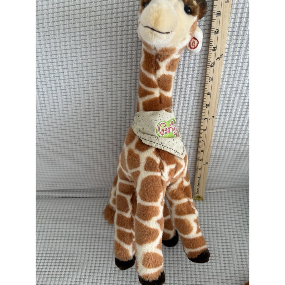 Vintage 2000 Geoffrey Giraffe Toys R Us Plush Talking Spanish Audio Works 18" - Picture 2 of 9